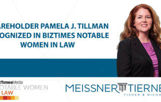 Pamela Tillman named Notable Women in Law