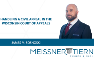 Appeal in Wisconsin Court of Appeals by James M. Sosnoski