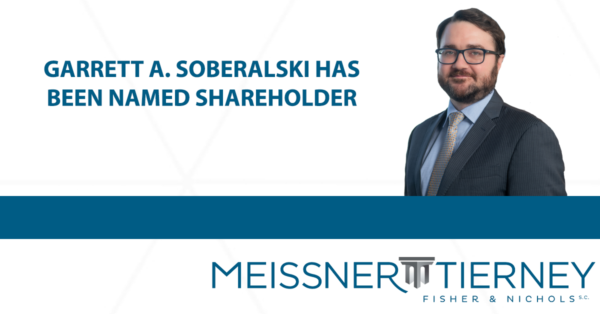 Garrett A. Soberalski Announced Shareholder