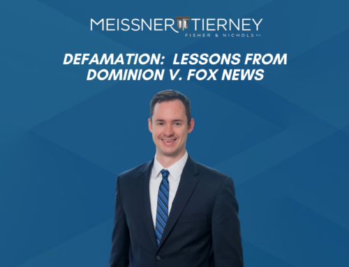 Defamation:  Lessons from Dominion v. Fox News